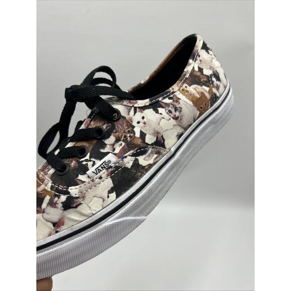 VANS ASPCA Cats Kittens Print Lace Up Unisex Sneakers Women's Size 7.5 Men's 6 - Picture 6 of 9